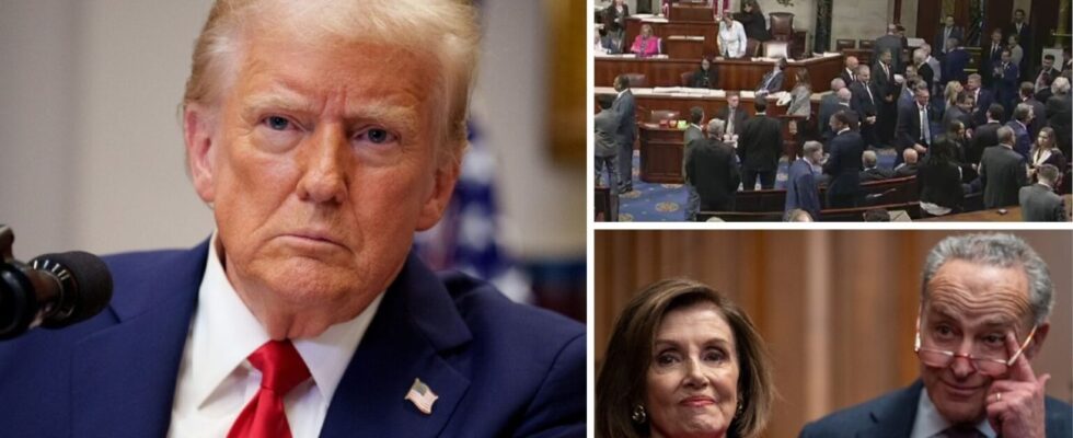 President Donald Trump Walks Out With a Significant 100-0 U.S…