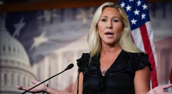 Outgoing Georgia Republican Rep. Majorie Taylor Greene…