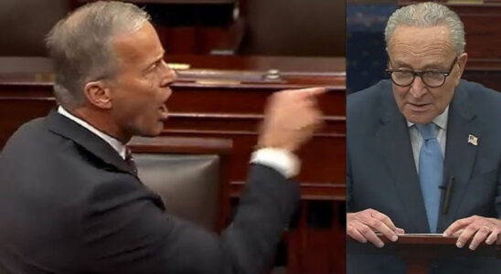 GOP Leader Thune Gets FACE TO FACE With Schumer On S…