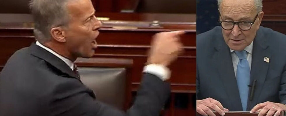 GOP Leader Thune Gets FACE TO FACE With Schumer On S…